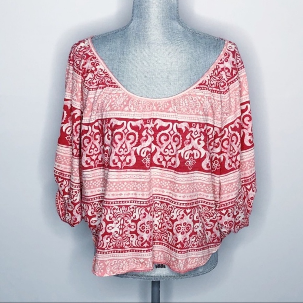 Lucky Brand Blouse Dolman Sleeve Size XS (A68)